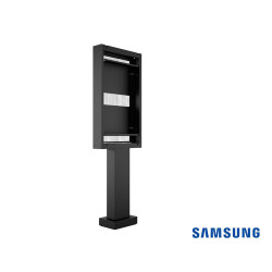 Totem Outdoor Pro Single pentru Samsung OH55F/B/A-S, Multibrackets MB-6580, 55", max.63kg, antifurt, negru