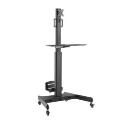 PC Workstation mobil cu raft CPU, Blackmonut BM-WST02, 13"-32", max.8kg, negru