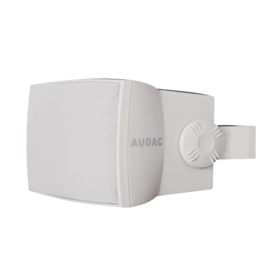 Boxa cu suport de perete 40W Audac WX502MK2/OW de Exterior IP55, 100V