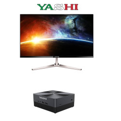Pachet PC cu Monitor Pioneer S Yashi YZ-2748 si Desktop mini Pc Yashi Nucky5 NY-8280